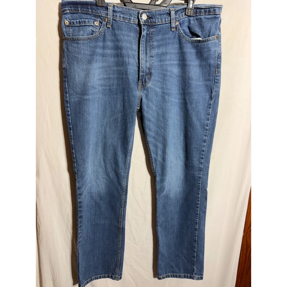 Levis 511 Slim Fit Jeans Mens 38x30 Blue Medium Wash Denim Pants 04511-2347